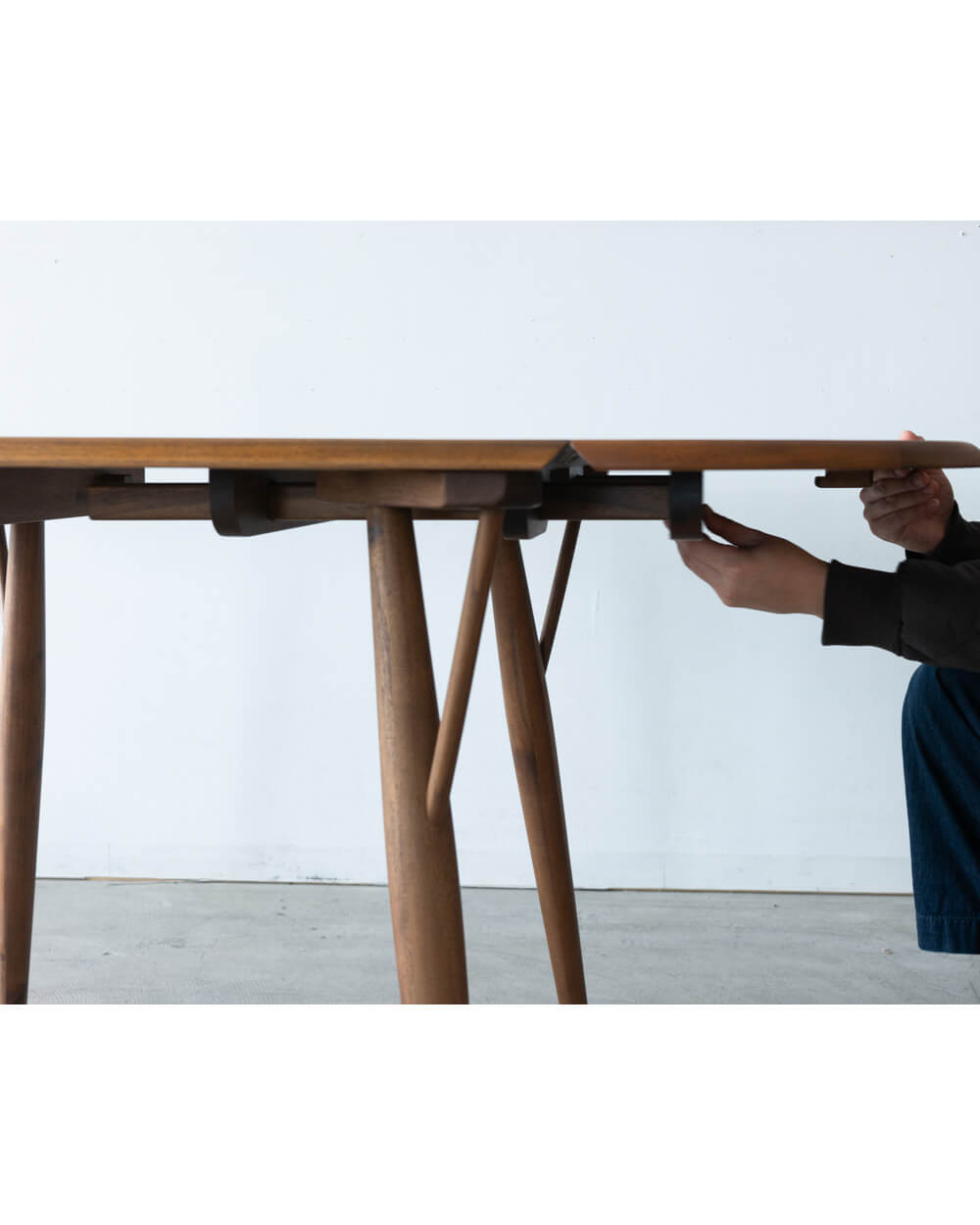 廃盤SALE］chapter ダイニングテーブル DT31102Q-NM200 アカシア