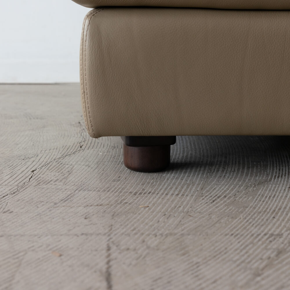 オットマン dura 本革ベージュ OM40101Q | cocochi ｜ 家具と服と