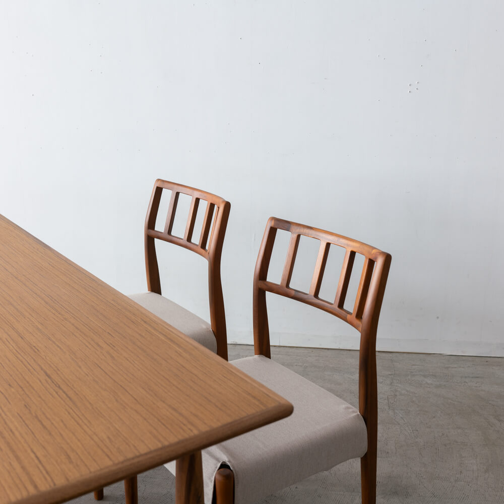 数量限定SALE］新品 EDDAダイニング5点セット DT33105Q + チェア 201