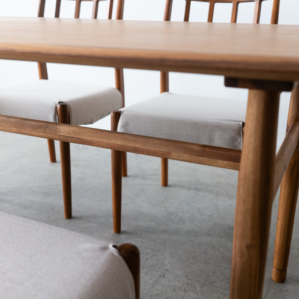 数量限定SALE］新品 EDDAダイニング5点セット DT33105Q + チェア 201