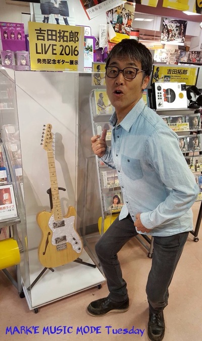マンスリーアーティスト 吉田拓郎 ギター展示！｜MARK'E MUSIC MODE