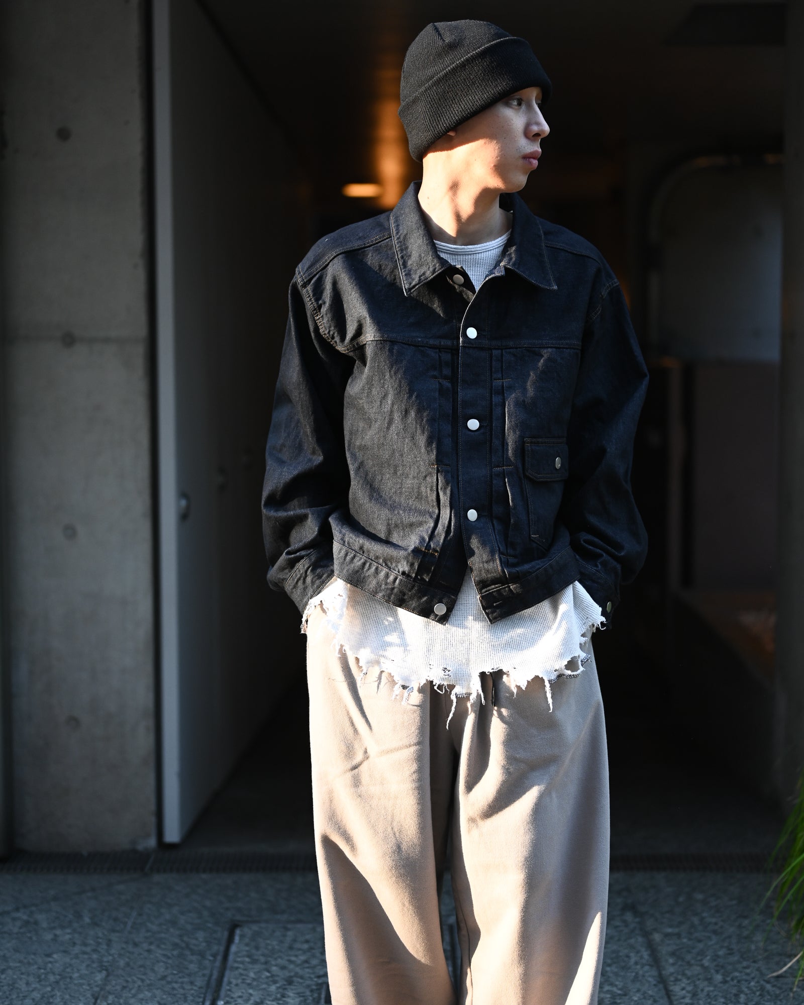 ANCELLM - SELVEDGE DENIM JACKET TYPE-01 | COELACANTH アンセルム