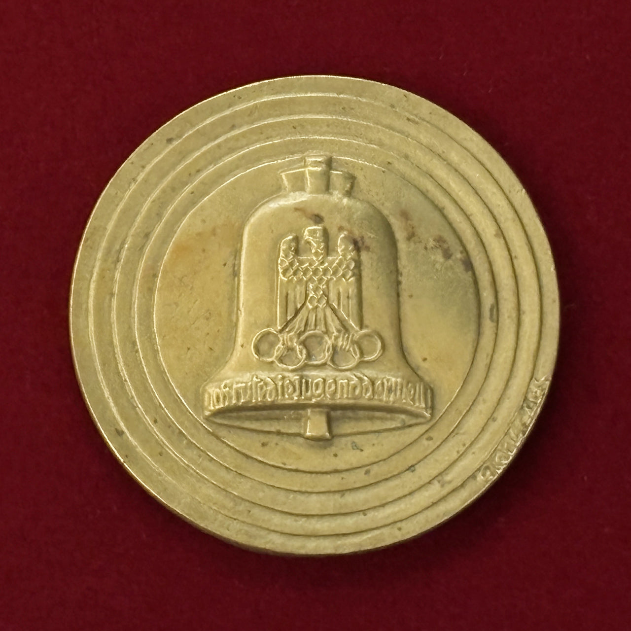 ドイツ】1936年ベルリンオリンピック記念メダル ゴールド［C-0000322