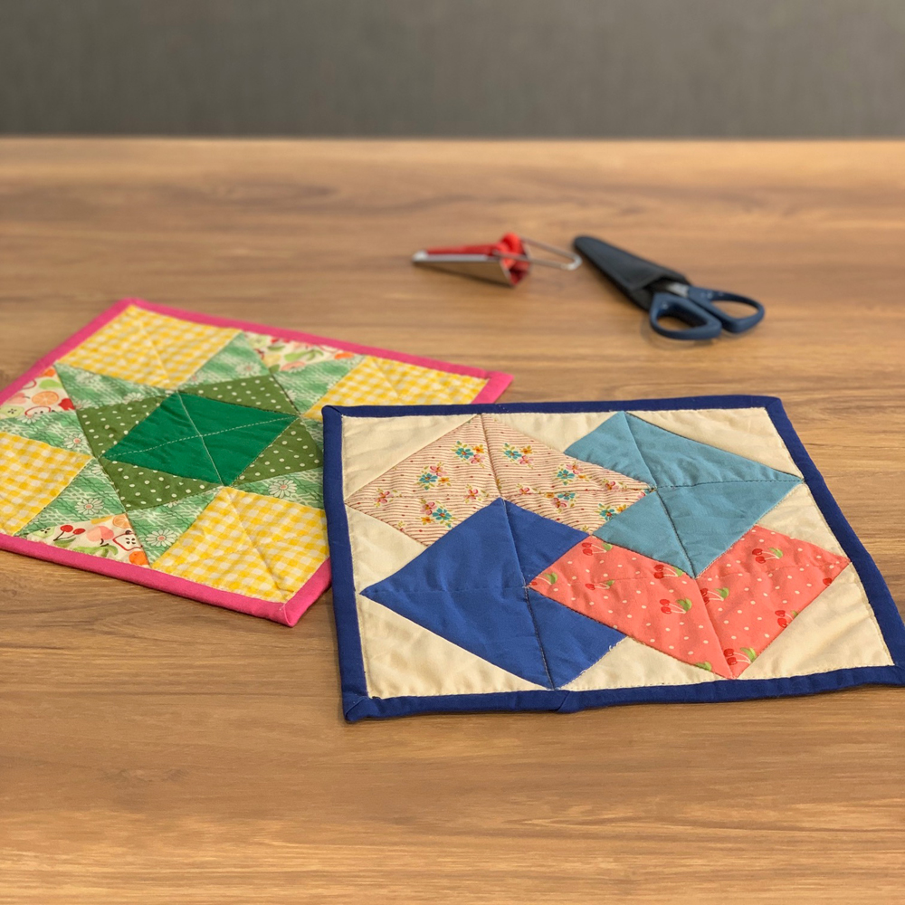 はじめてのパッチワーク ティーマットB（オハイオスター・カード