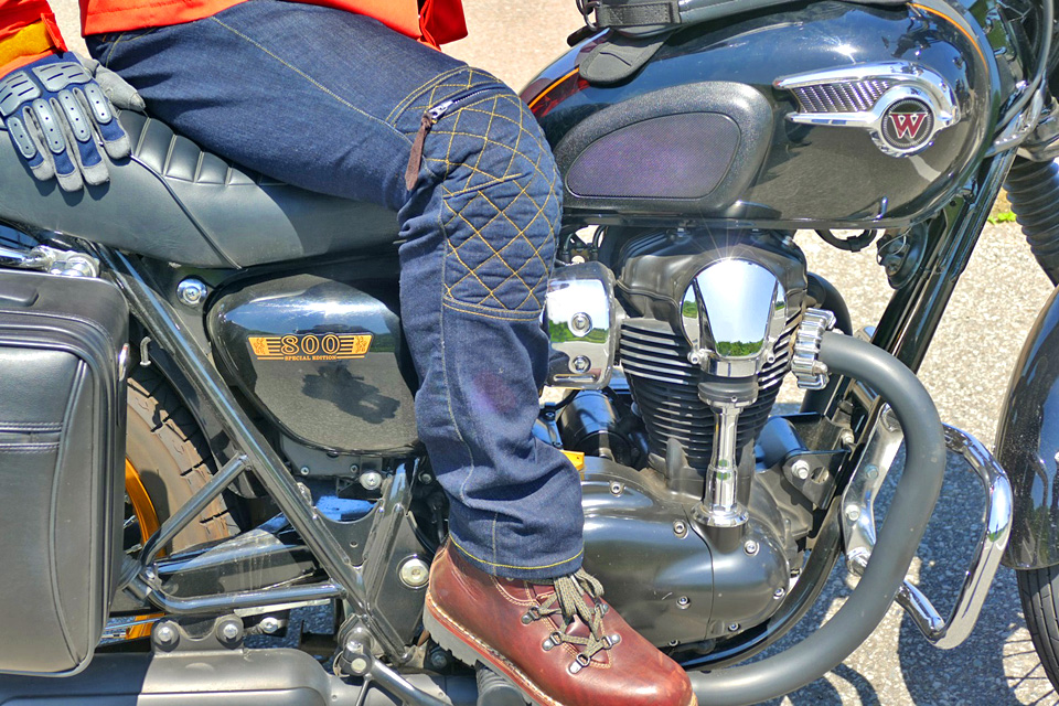 旅と街によく似合う!】Max Fritzデニムスクランブラーパンツ