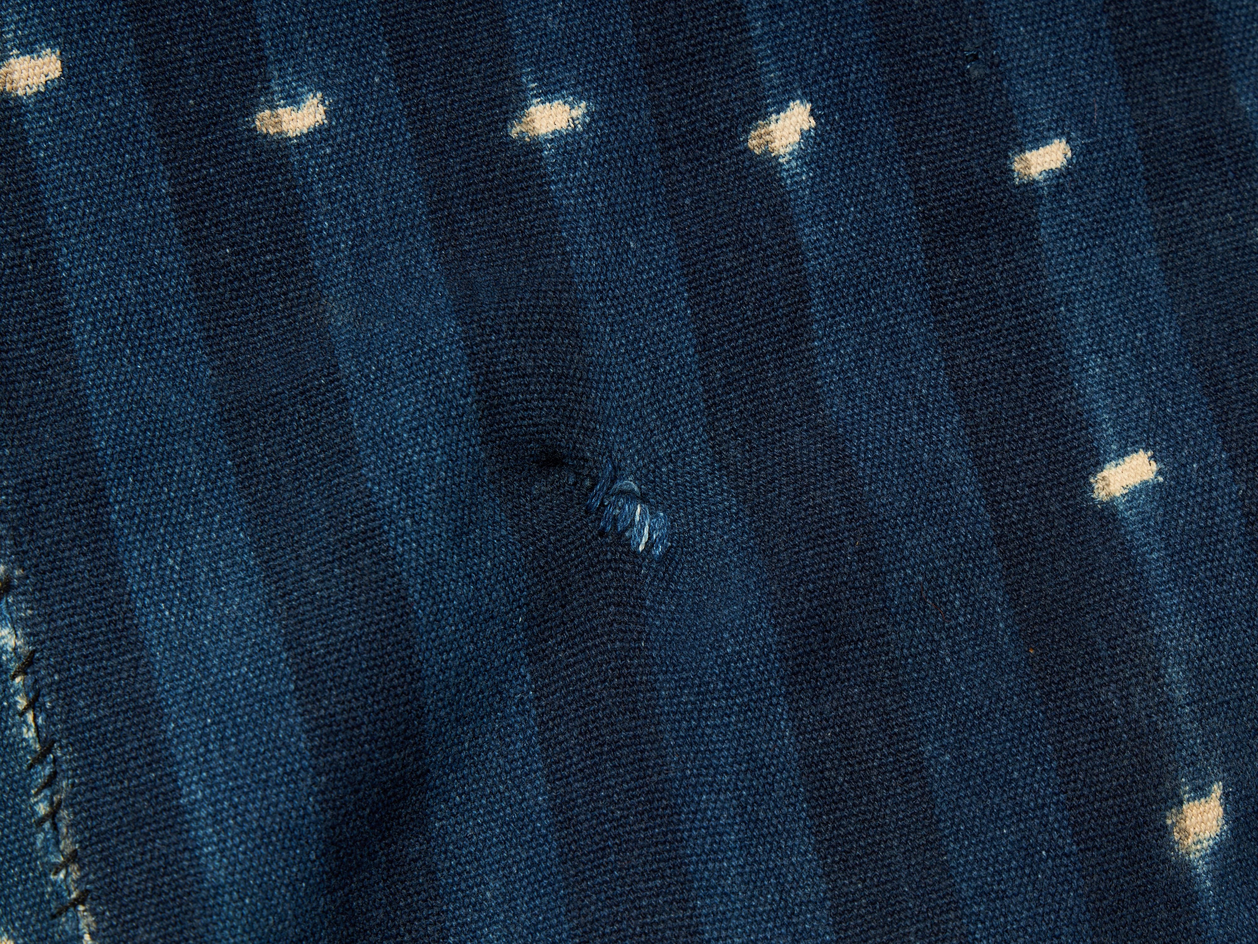 ヴィンテージのアフリカンインディゴストール – CLUB 2nd