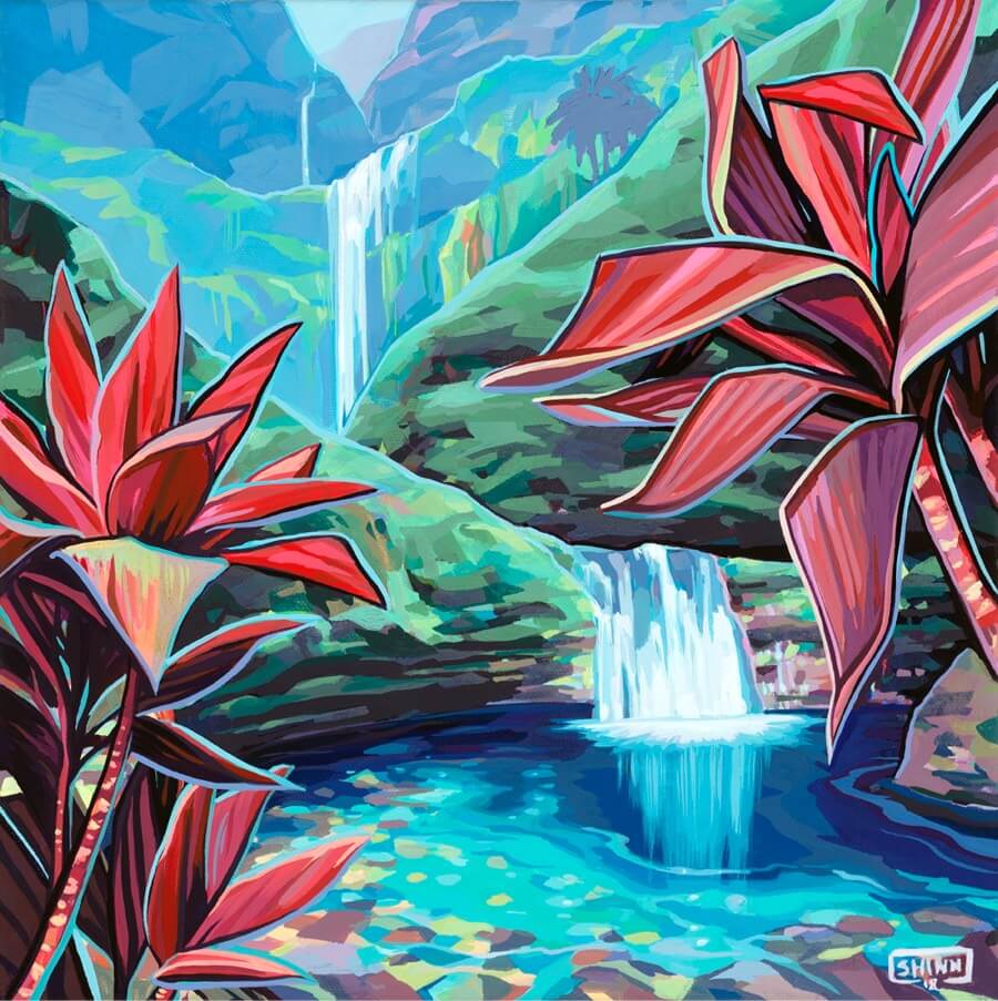 Christie Shinn — Surf Artist in Oahu, Hawaii (via Canada)