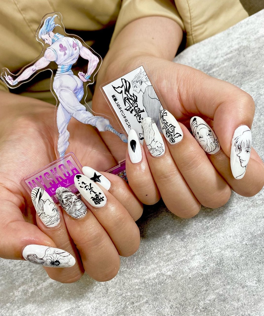 オールシーズン/ハンド/痛ネイル/ロング/オーバル - kanaのネイル