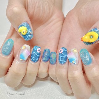 人気順｜#浮き輪ネイルのネイルデザイン｜ネイルブック