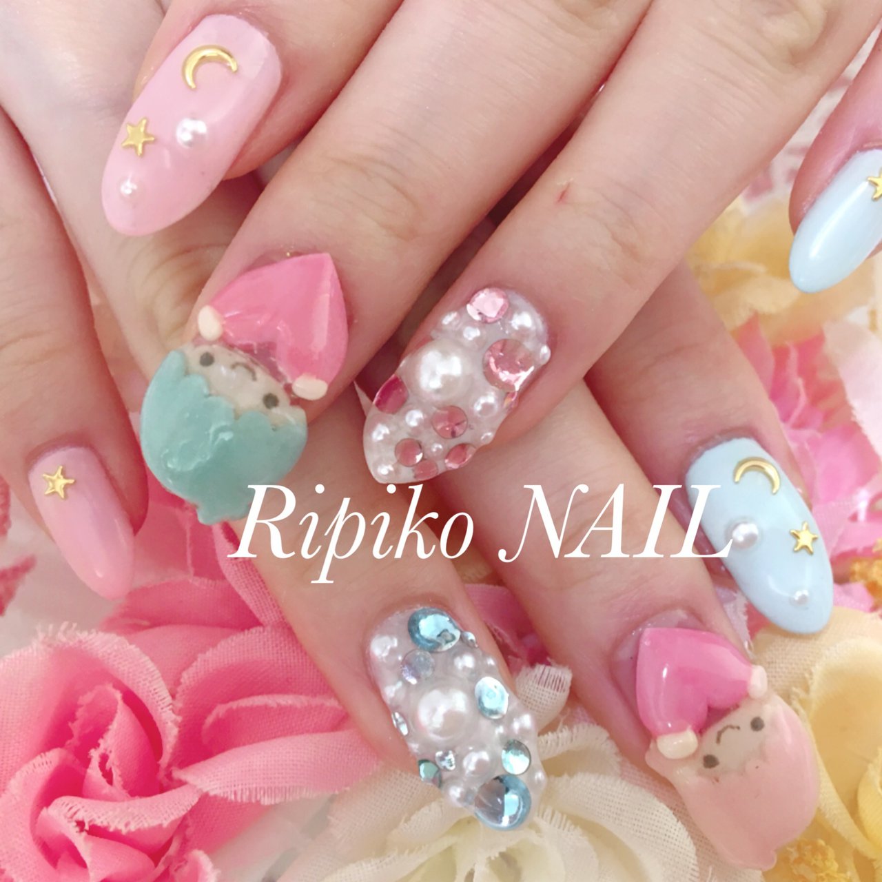 ハンド/ジェルネイル/お客様 - りぴこのネイルデザイン[No.3331249