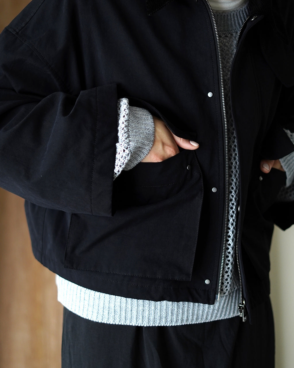 サクラ SACRA ショートジャケット レディース WAXED HIGH DENSITY