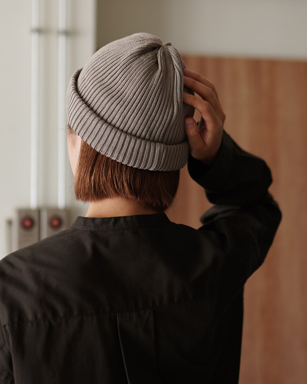 ロトト ROTOTO コットン ロールアップ ビーニー COTTON ROLL UP BEANIE