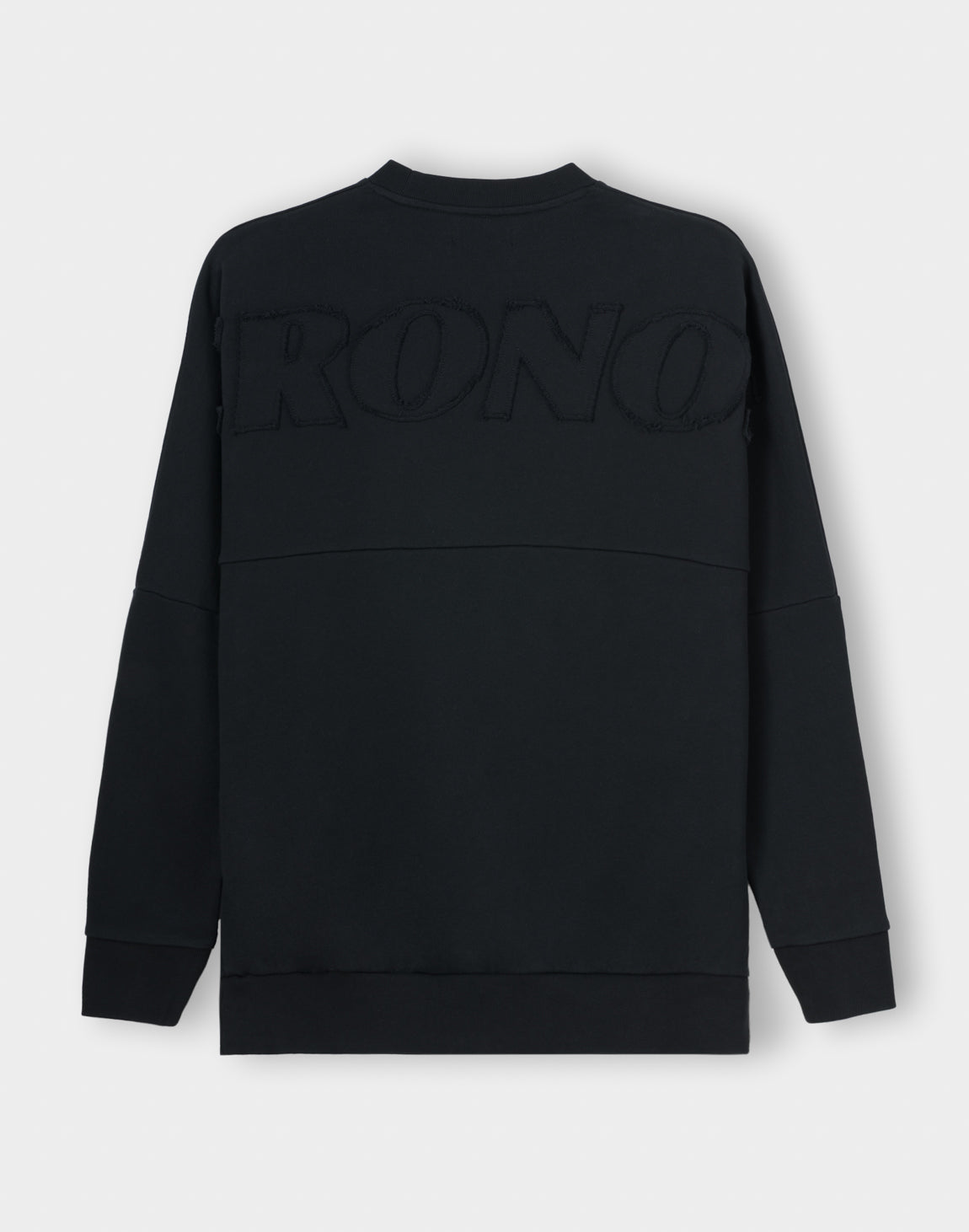 CRONOS PATCHWORK SWEAT【BLACK】
