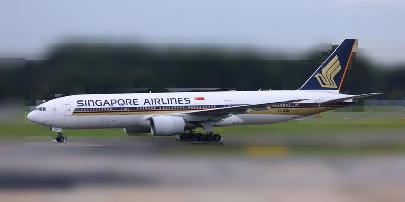 1:400 スケール シンガポール航空 B787-10 9V-SCP 1000TH 合金航空機