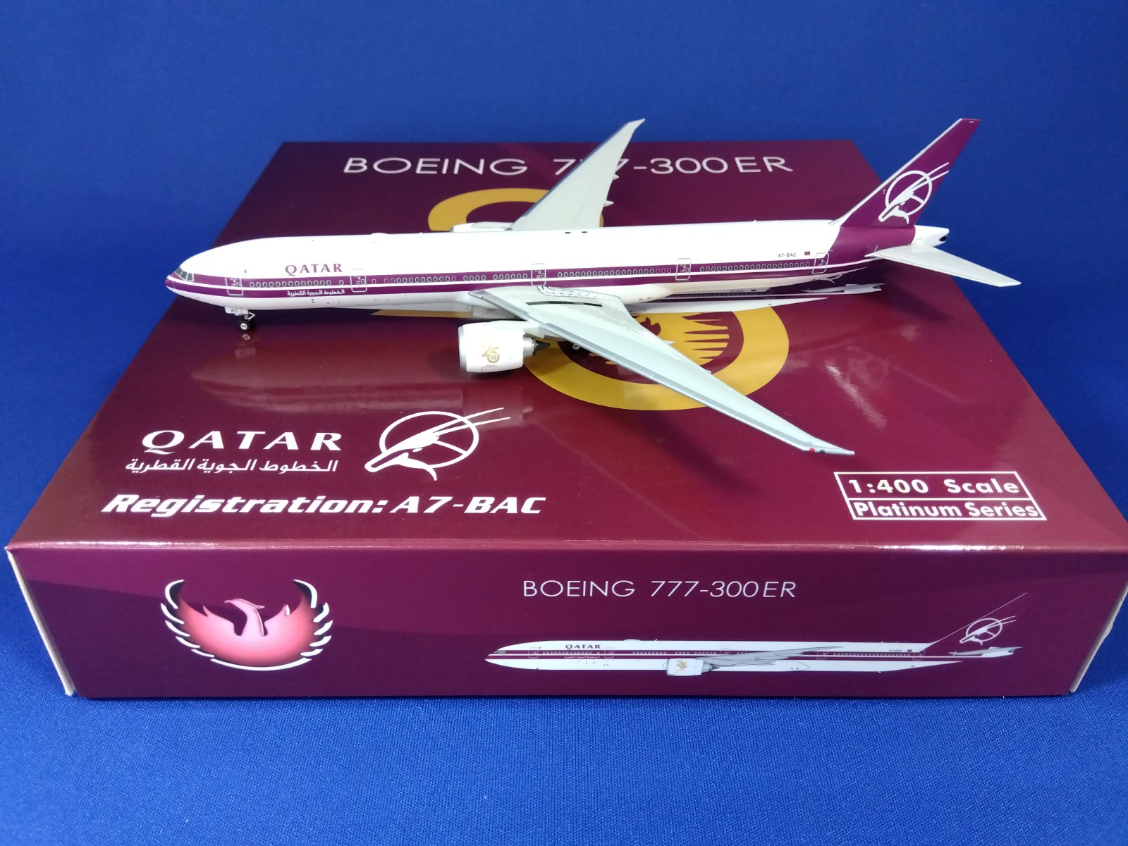 11739 Phoenix Qatar / カタール航空 Retro Livery B777-300ER A7-BAC