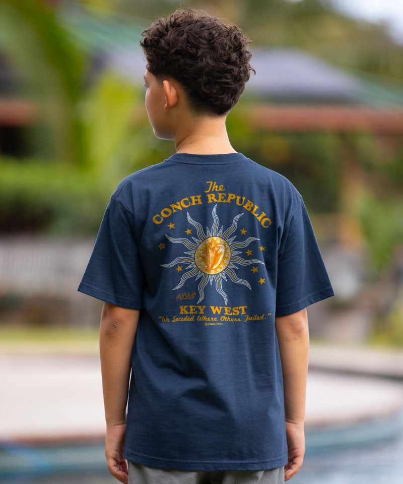 Key West Conch Republic - Navy Short Sleeve Crewneck T-Shirt