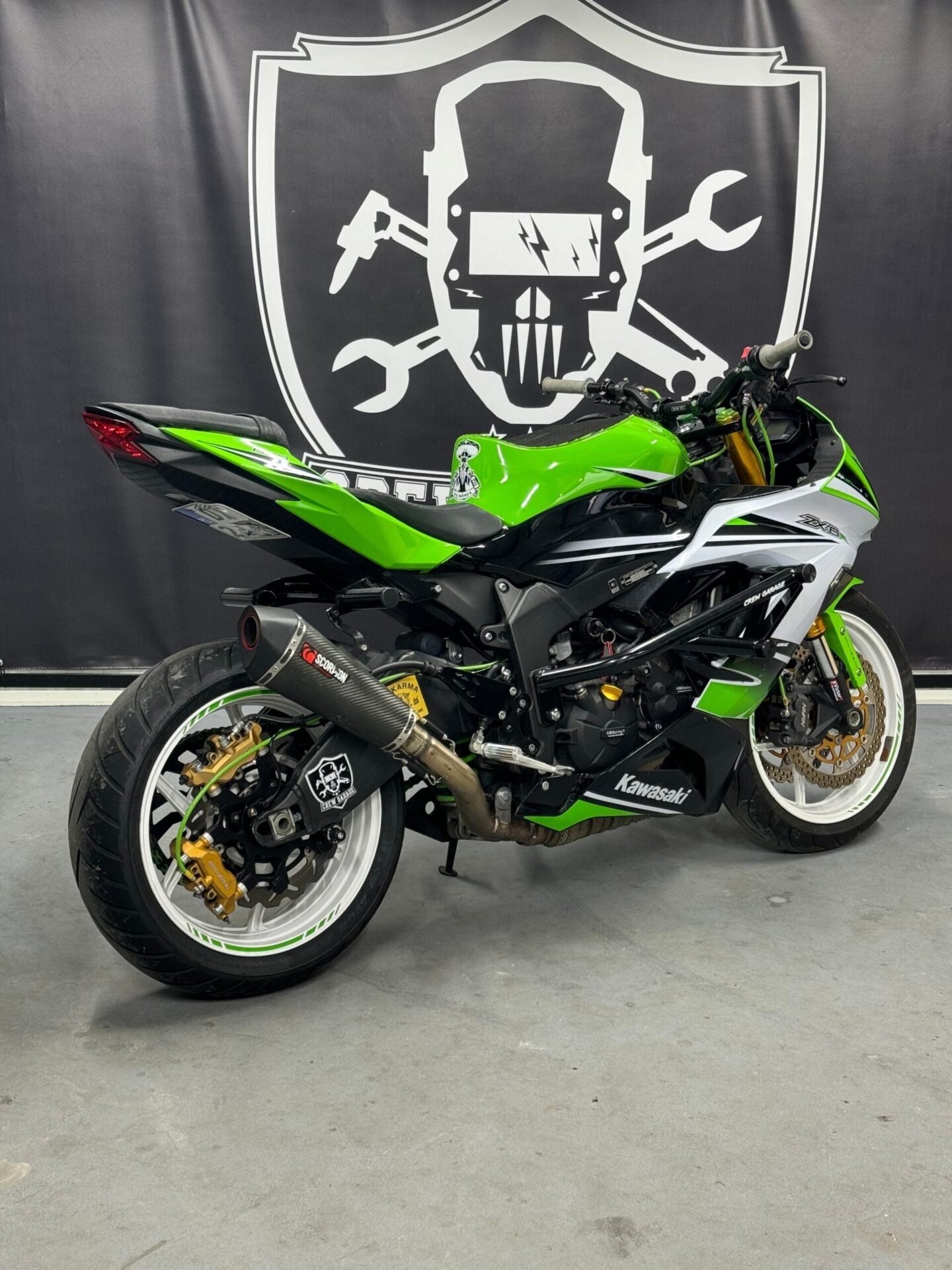 Crash cage Kawasaki 636 2009-2022 - Crew Garage