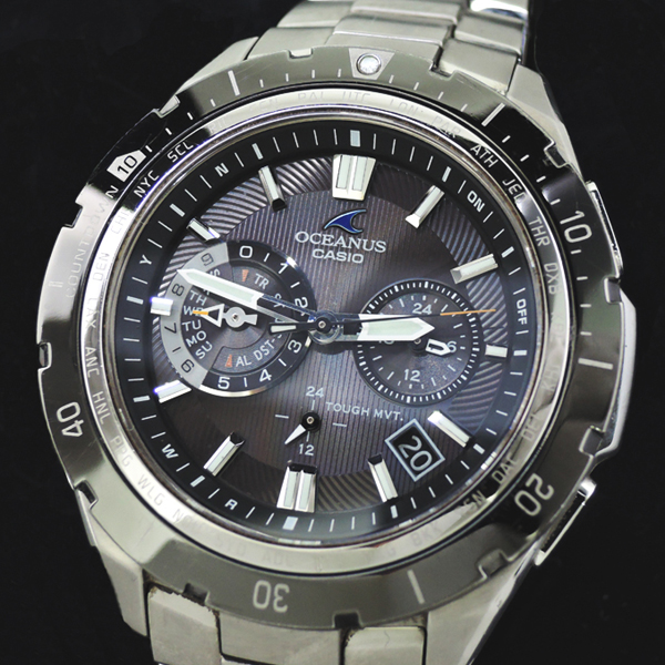 CASIO オシアナスOCW－P600 クロノグラフ ソーラー電波時計 | クレア