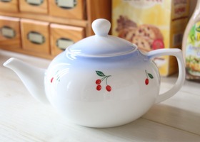 マニー 陶器 チェリーシリーズ － フレンチカントリーのバラ柄、レース