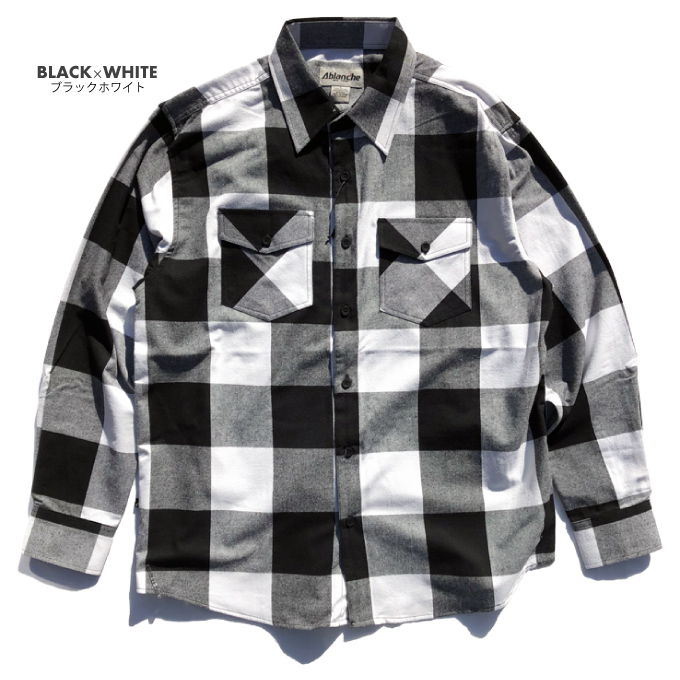 大きめのブロックチェックが新鮮!!! ヘビーな生地感で一枚は持っておき