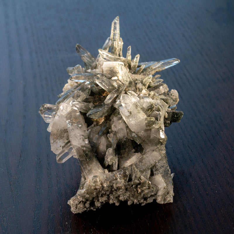 ガネーシュヒマール産 ヒマラヤ水晶クラスター 155g/110mm×60mm