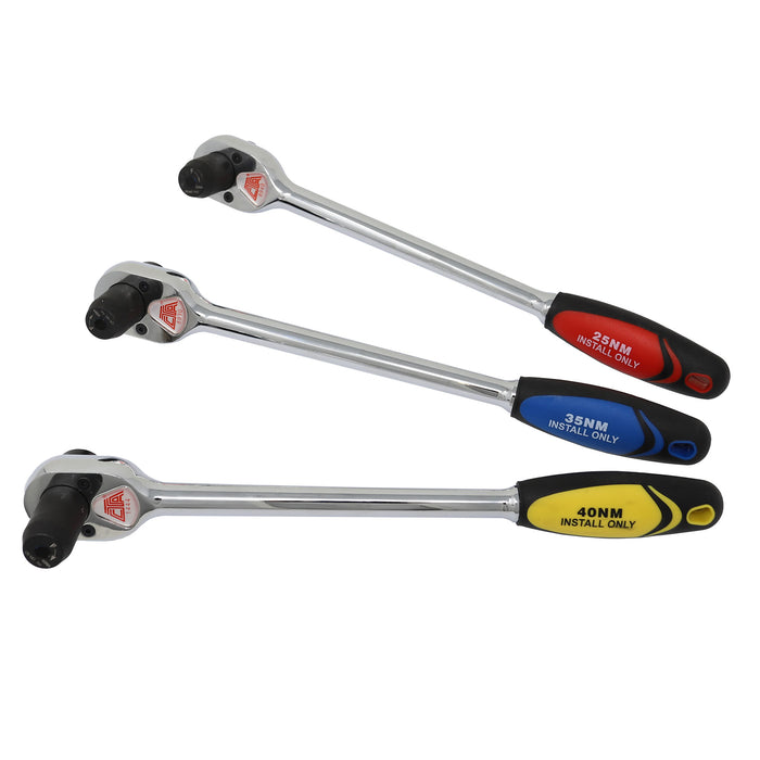 8945 - Torque Limit Ratchet Wrench Set - 25, 35 & 40 Nm — CTA