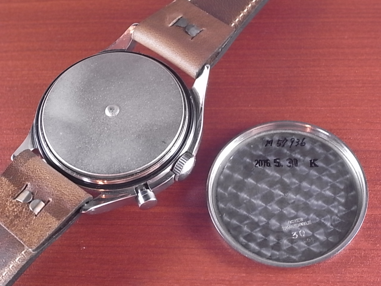 レマニア TG195 スウェーデン軍 初期タイプ ブラックミラーダイアル