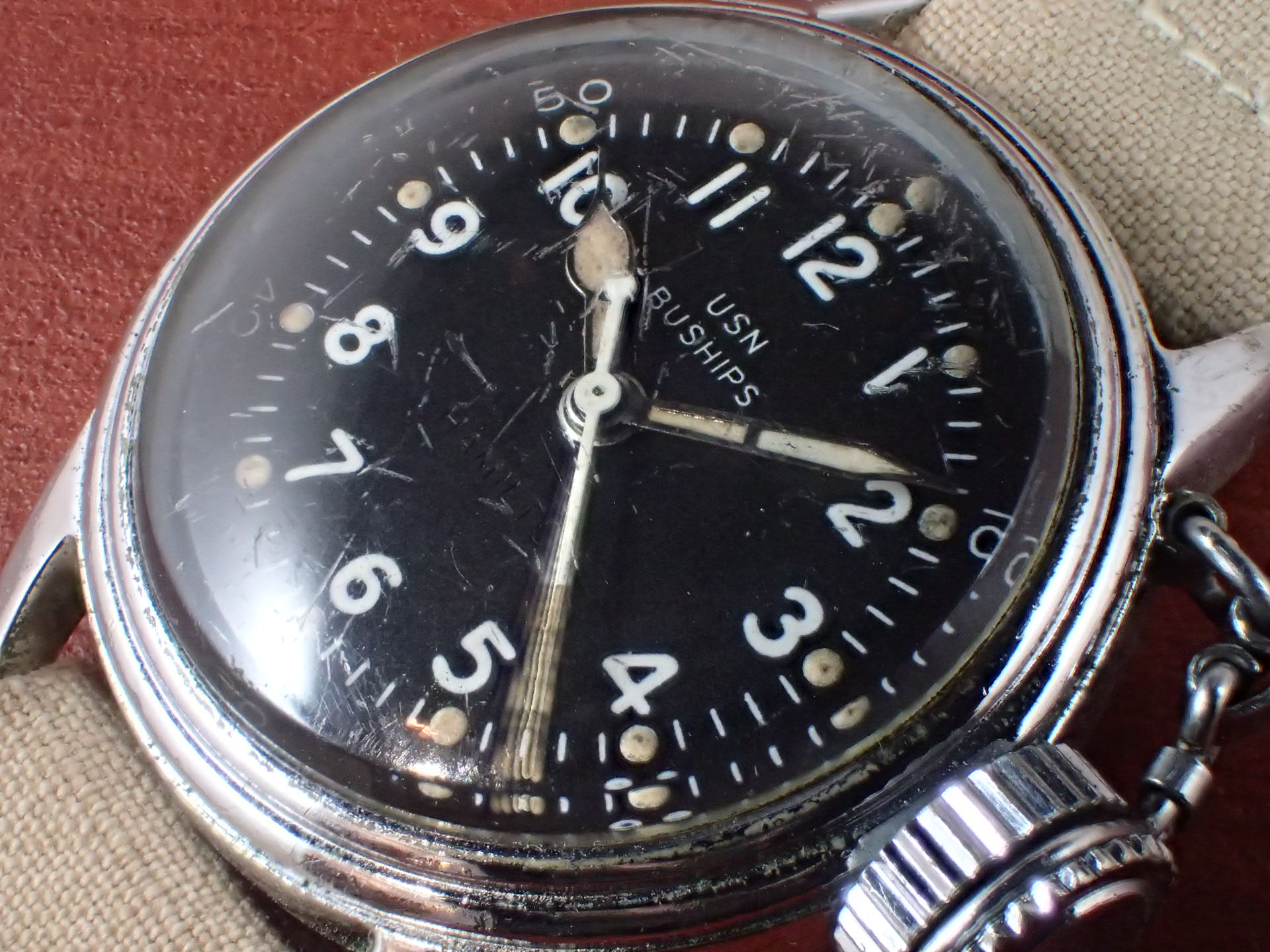 ハミルトン USN BUSHIPS キャンティーン UDT 水中爆破チーム 1940年代