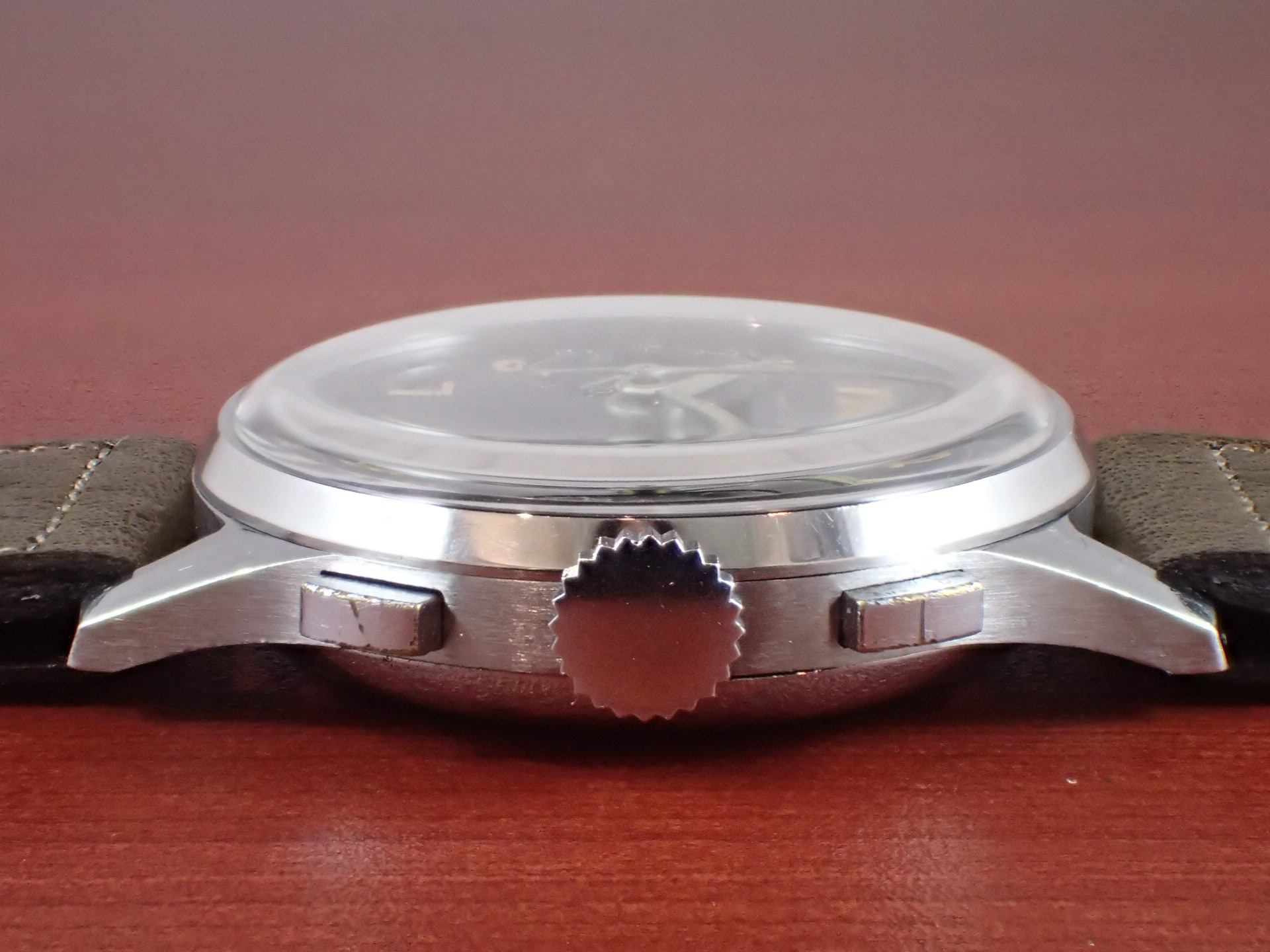 ミネルバ クロノグラフ Cal.Vaijoux22 ブラックミラーDL 1940年代