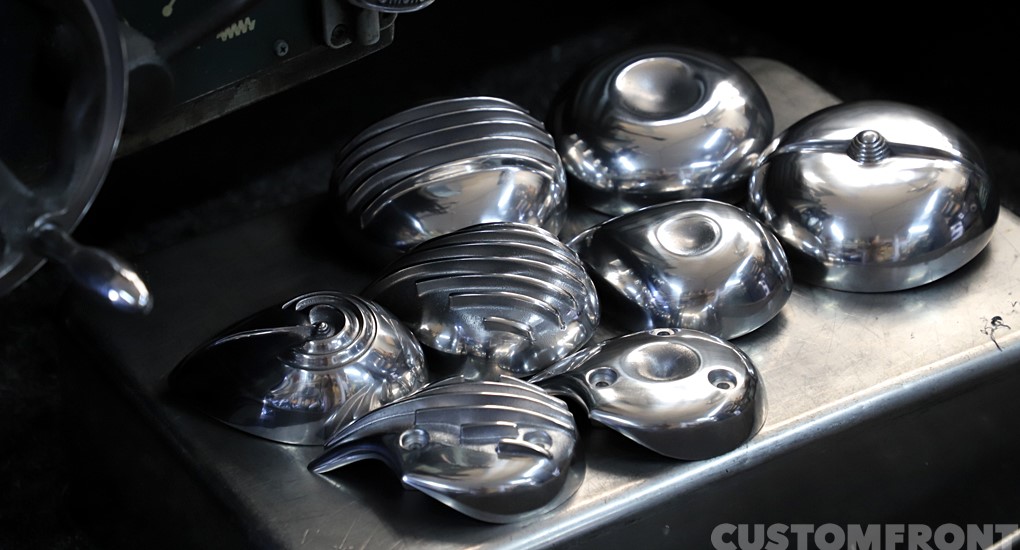 ハーレー用の鋳物製キャブカバー&3Dラウンドエアクリーナー｜FORK