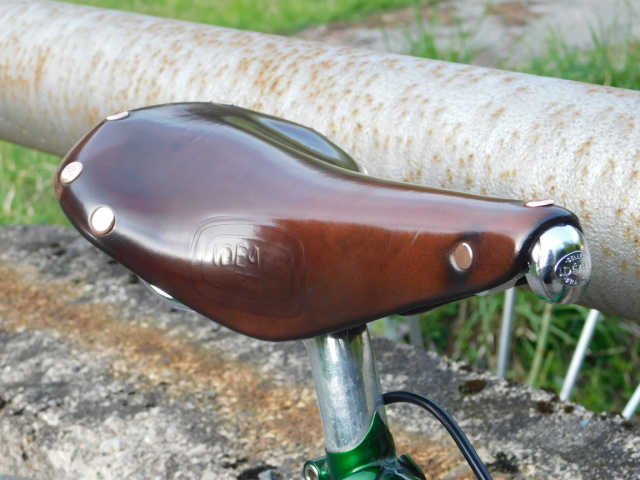 IDEALE 92 レザーサドル ダークブラウン IDEALE 92 レザーサドル