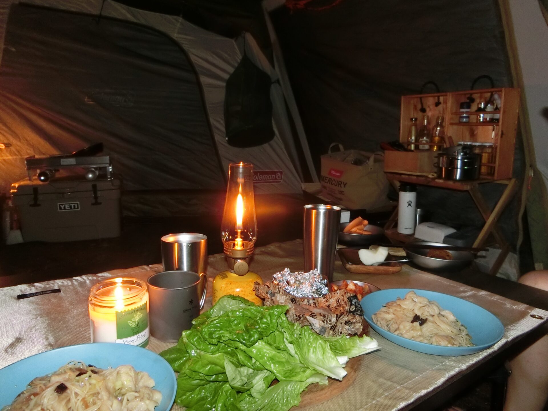 ゆるキャン△で登場】コールマン ルミエールランタン インディゴは廃盤