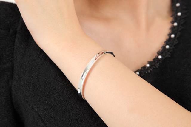 送料無料】 TIFFANY & Co. 1837ナローカフブレスレット(L) 並行輸入品