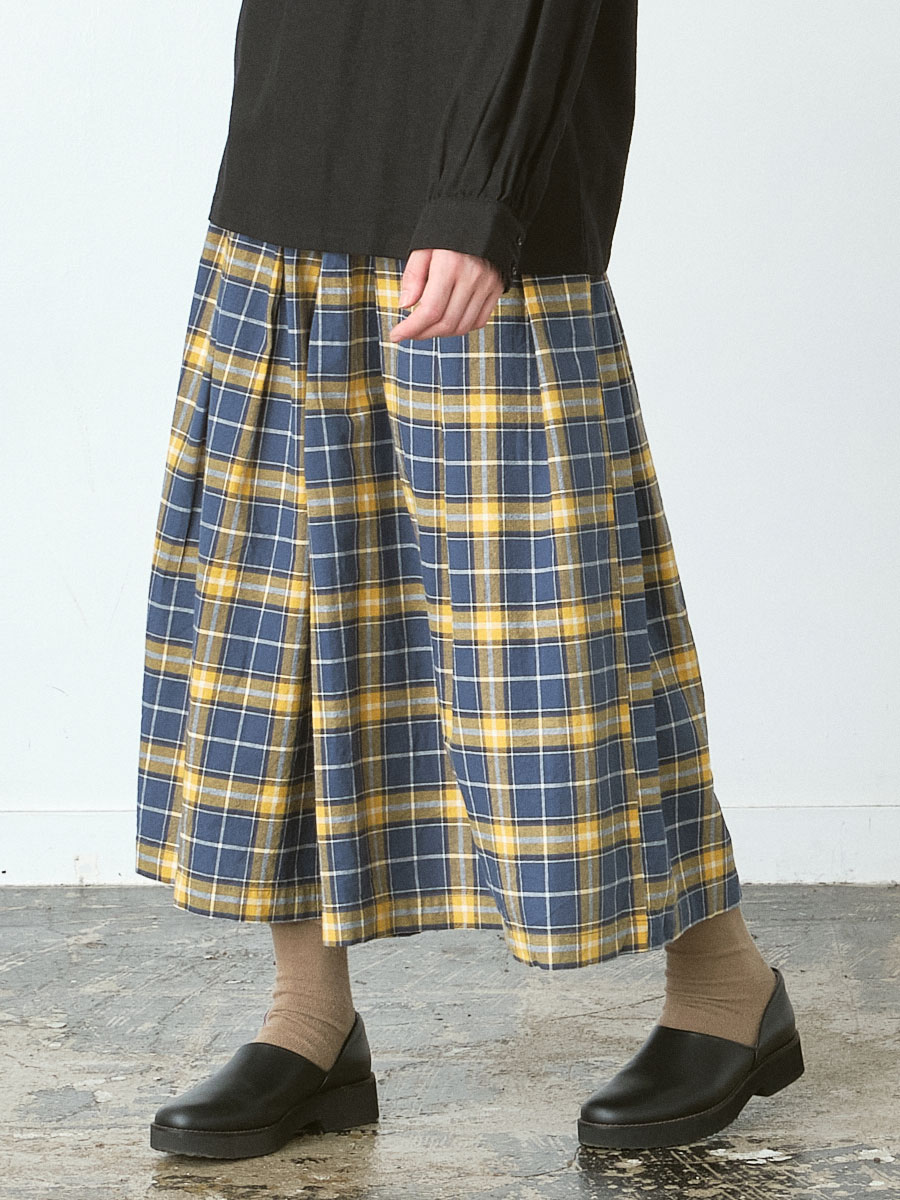 ガウチョパンツ 綿オックスチェック | パンツ9ブタケ | 【公式】D*g*y