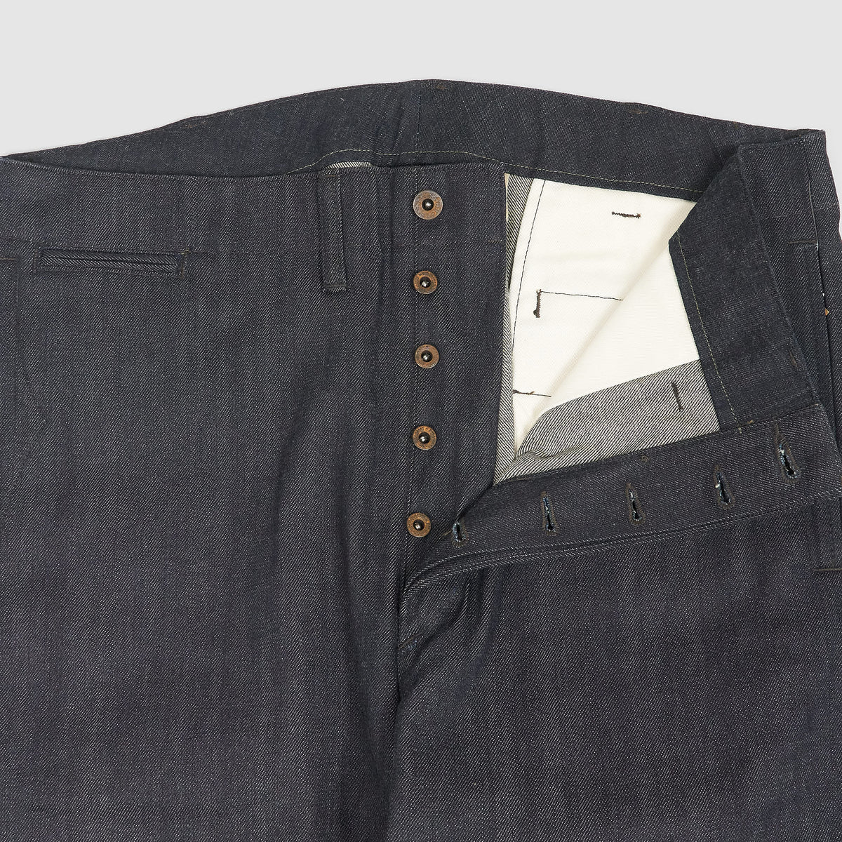 Double RL Officer Field Rigid Selvage Chino - DeeCee style