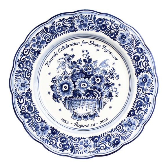 出産・結婚祝いにデルフト焼の記念絵皿｜ブラートオランダ貿易