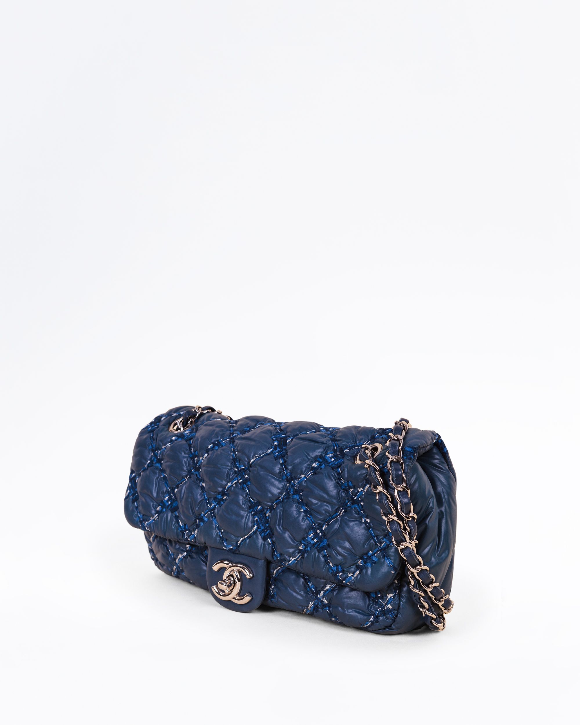 Chanel Paris Byzance Tweed on Stitch Flap Bag | Vivrelle