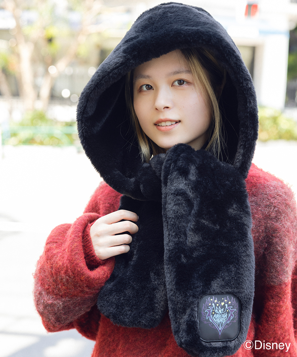 OVERRIDE / VILLAINS / REV FAKEFUR HOOD | 57cm～59cm(98) BLACK (01