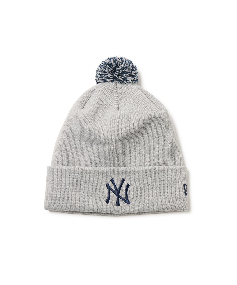 NEW ERA POM PON KNIT | OSFM(98) GRY (03) | NEW ERA / ニューエラ