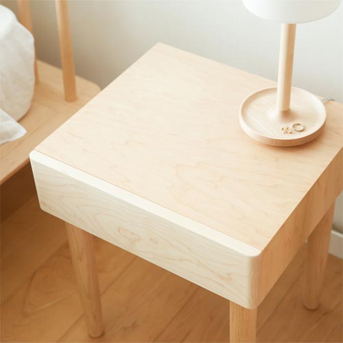 旭川家具 cosine コサイン ドロワーナイトテーブル 国産家具 無垢
