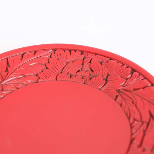 村上木彫堆朱 藤井漆工 銘々皿 伝統工芸品 木製 プレート | MUKU工房