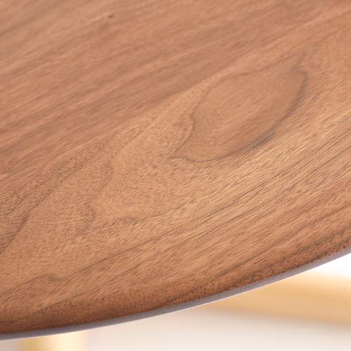 各地の名工房 KIRITSU 起立木工 OR-02 円形テーブル 国産家具 無垢