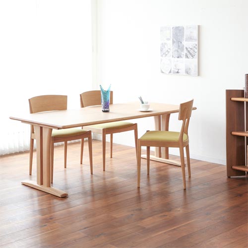 飛騨家具 shirakawa シラカワ Rapt ラプト ダイニングテーブル 2本脚