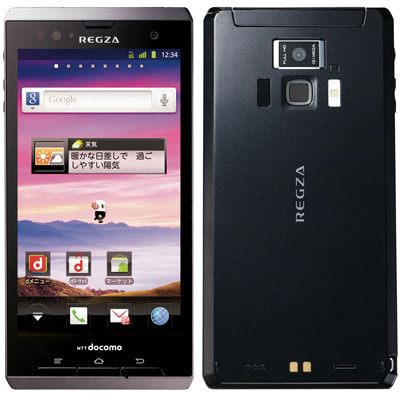 本体未使用品】docomo with series REGZA Phone T-01D ブラック|中古