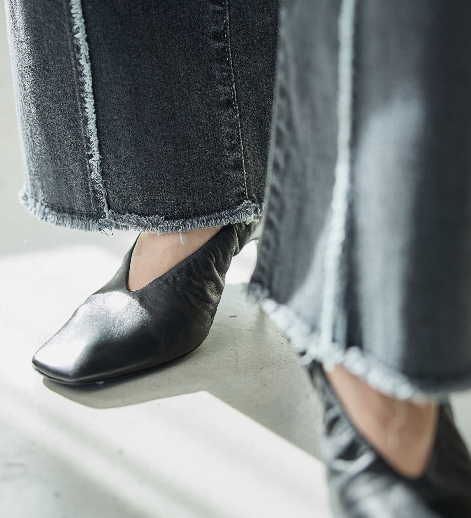 期間限定SALE】SOMETHING LISAフリンジワイドデニムパンツ|SOMETHING