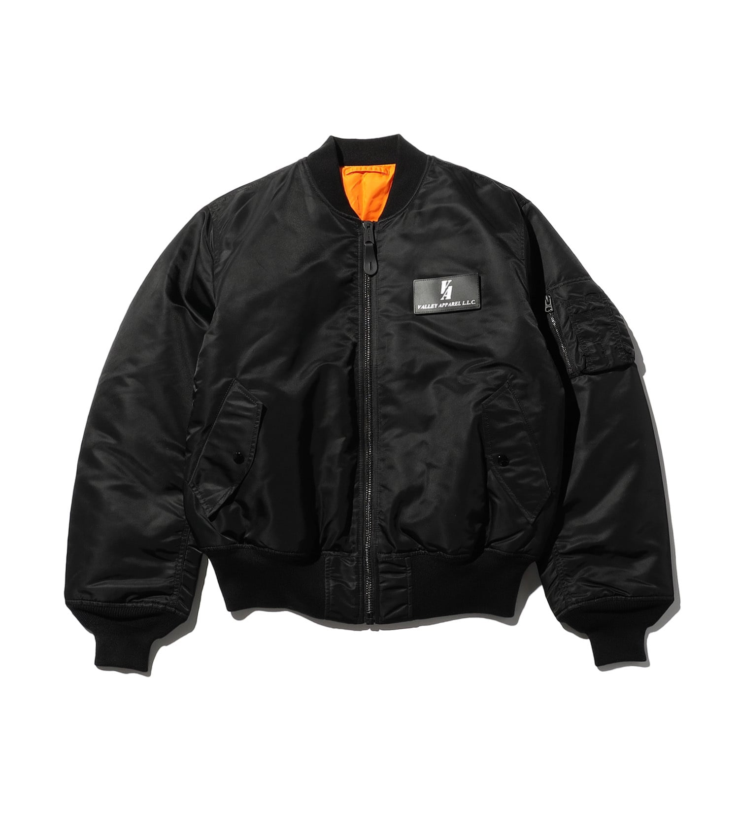 FINAL SALE】バックエンブレムMA-1 フライトナイロンジャケット|VALLEY