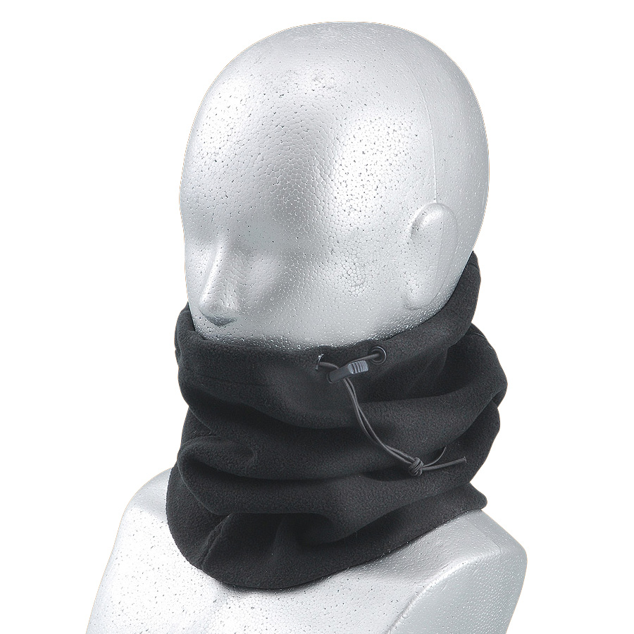 防寒 ネックウォーマーフリース B－87 ブラック | 【ミドリ安全