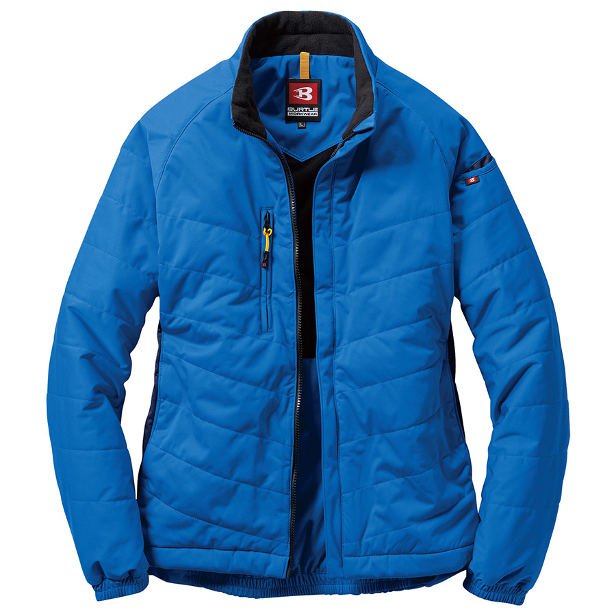 防風ストレッチ 軽防寒ブルゾン 7410－47 サーフブルー （5L