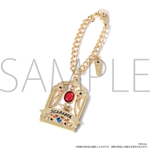 ディズニー ツイステッドワンダーランド バッグチャーム スカラビア寮