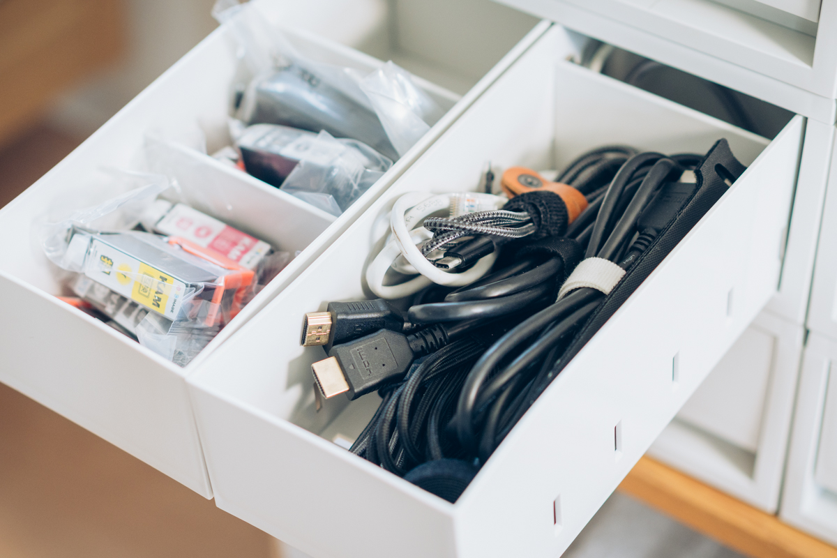 無印良品スチールユニットシェルフ×ポリプロピレンケースで作る